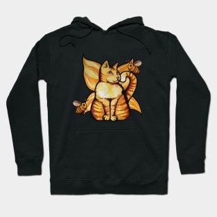 Fairy Kitty Cat and Bees Hoodie